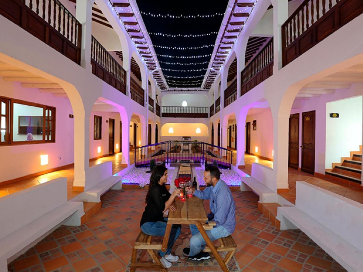 Hotel Vdl Colonial Villa de Leyva Bagian luar foto