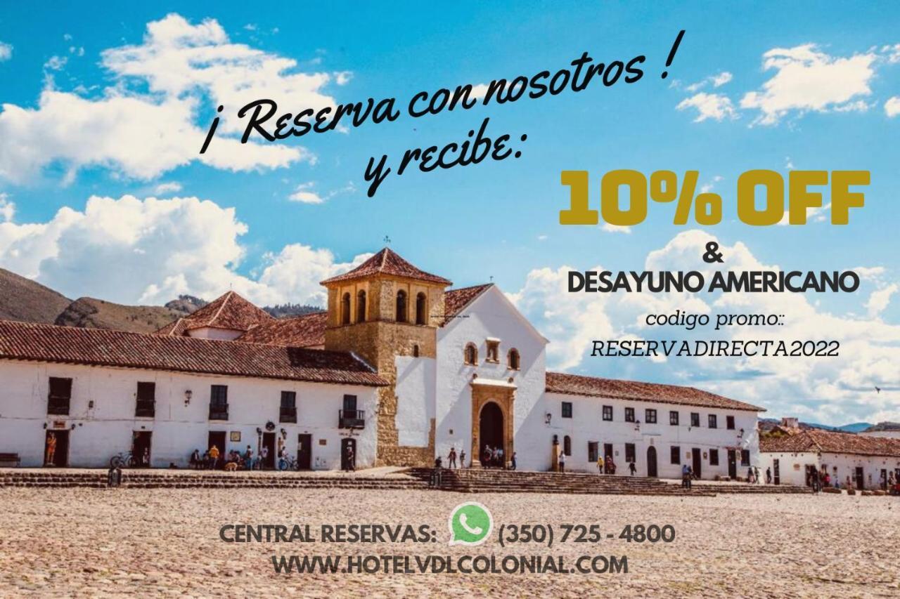 Hotel Vdl Colonial Villa de Leyva Bagian luar foto